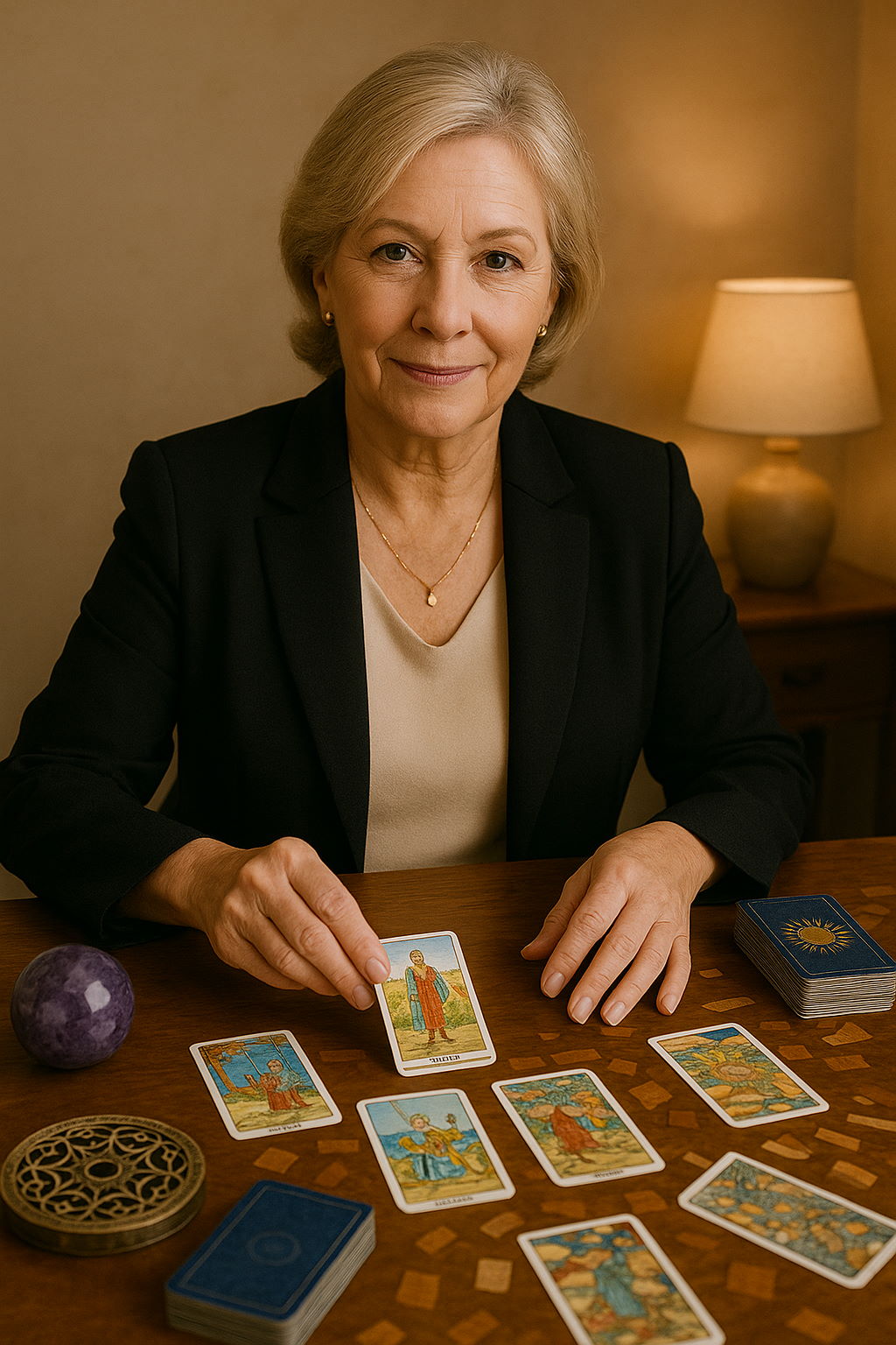 Maria, Profesora de Tarot y Vidente · Especialista en Amor y Trabajo